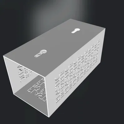 Giá treo ống hút gắn tường – Họa tiết "No Plastic No Paper"