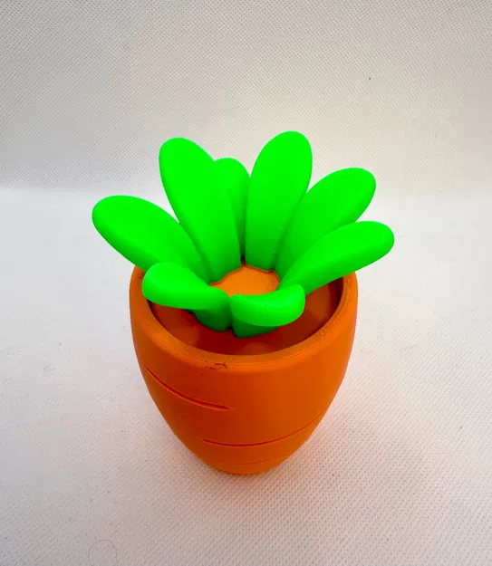 Giá Đỡ Trứng Hình Củ Cà Rốt – Đồ Trang Trí Lễ Phục Sinh - Image 2