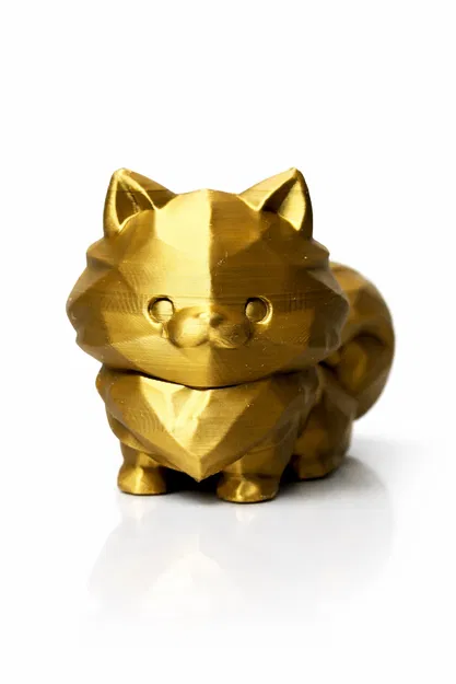 Mô hình mèo chibi phong cách Low Poly - Image 1