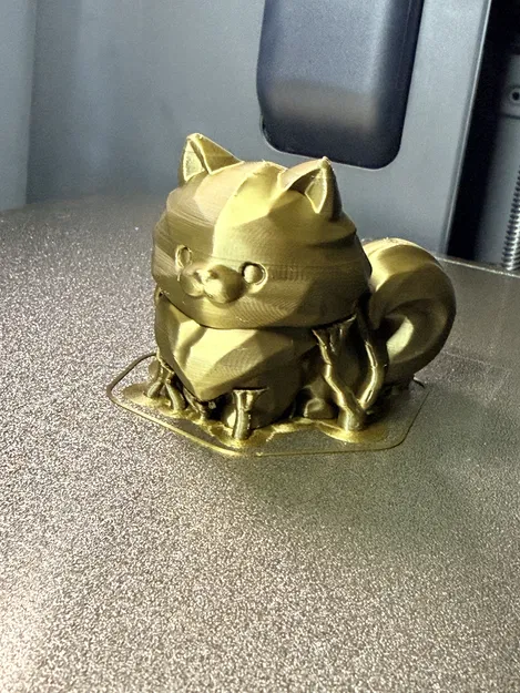 Mô hình mèo chibi phong cách Low Poly - Image 4