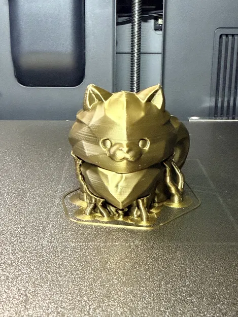 Mô hình mèo chibi phong cách Low Poly - Image 5