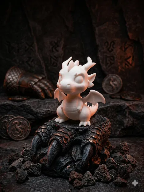 Mô hình chú rồng nhỏ dễ thương trang trí bàn làm việc - Image 1