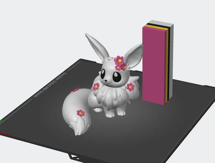 Mô hình 3D Flower Eevee - Pokémon Fanart - Image 3