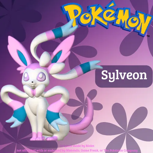 Mô hình 3D Sylveon - Pokémon Fanart - Image 1
