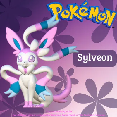 Mô hình 3D Sylveon - Pokémon Fanart