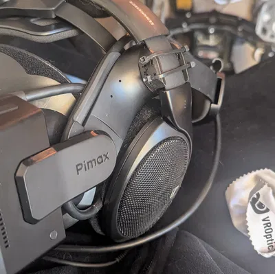 Mod nắp che và giá đỡ tai nghe cho Pimax Crystal Super