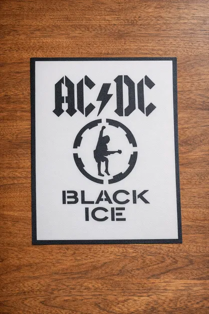Mô hình treo tường AC/DC BLACK ICE - Image 1