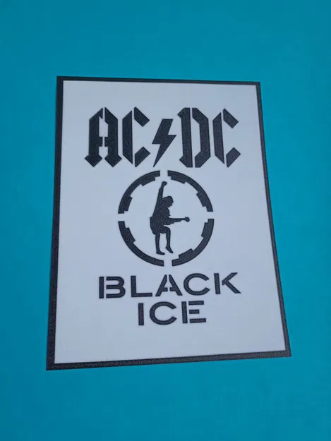 Mô hình treo tường AC/DC BLACK ICE - Image 2