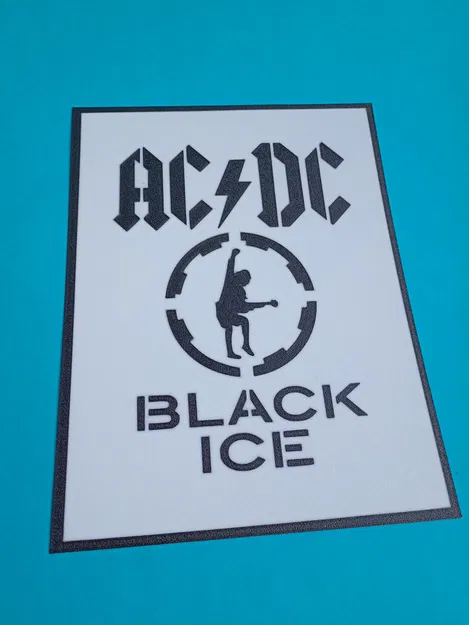 Mô hình treo tường AC/DC BLACK ICE - Image 3