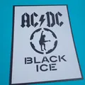 Mô hình treo tường AC/DC BLACK ICE - Thumbnail 3