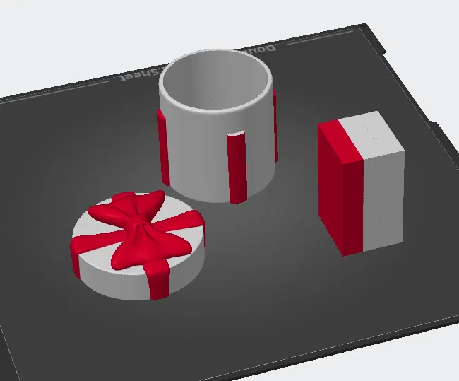 Hộp Quà 2 (Gift Box 2) - Mô hình 3D cho dịp lễ - Image 2