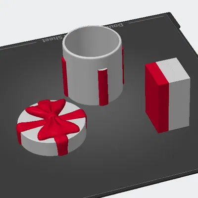 Hộp Quà 2 (Gift Box 2) - Mô hình 3D cho dịp lễ