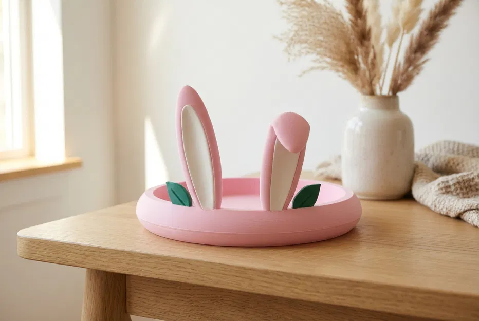 Khay Đựng Đồ Hình Tai Thỏ Bunny Ears - Image 1