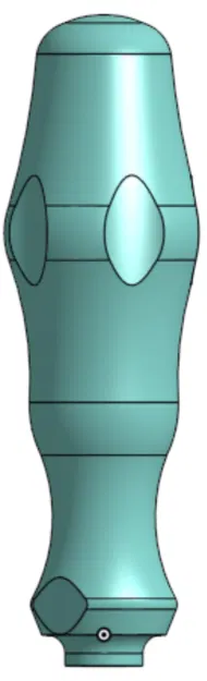 Tay cầm tua vít 3D tiện dụng cho đầu vặn hex 1/4 inch - Image 3