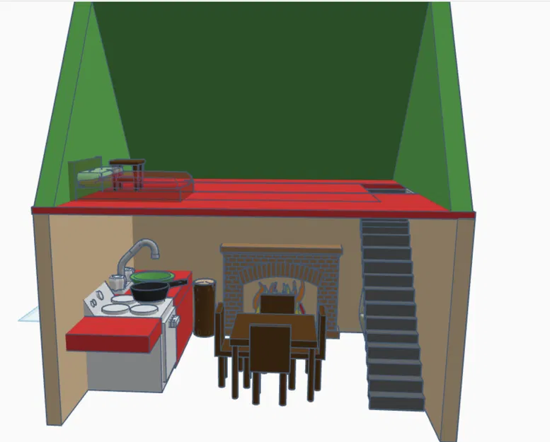 Mô hình nhà đồ chơi 3D cho bé sáng tạo (Kids Play House) - Image 1