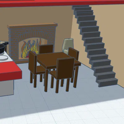 Mô hình nhà đồ chơi 3D cho bé sáng tạo (Kids Play House)