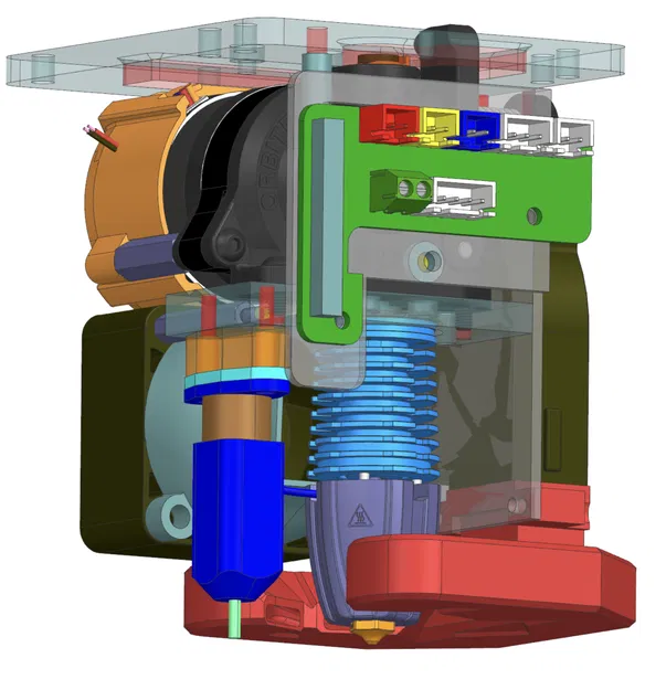 Nâng cấp Hot End cho Qidi X-CF Pro (Orbiter V2 & Rapido K500) - Image 1