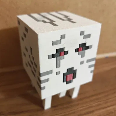 Mô hình 3D Ghast trong Minecraft - Tự in không cần hỗ trợ