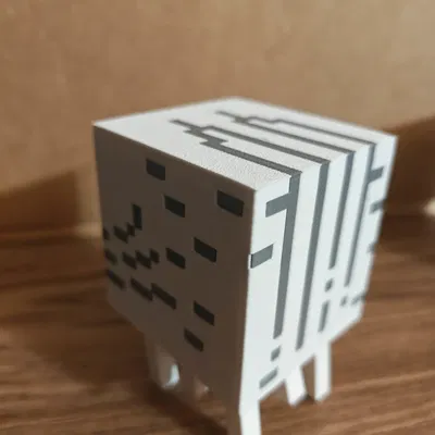 Mô hình 3D Ghast trong Minecraft - Tự in không cần hỗ trợ