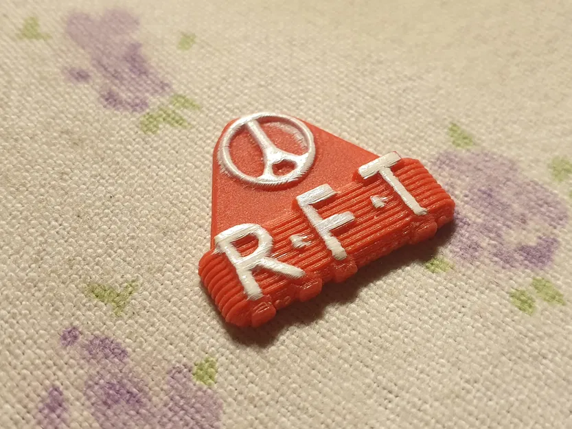 Mô hình huy hiệu RFT Plakette trang trí thiết bị cổ điển - Image 1