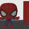 Mô hình Spider-Man phong cách Funko Pop (Hỗ trợ đa màu cho Bambu/Prusa MMU) - Thumbnail 4