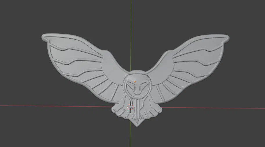 Mô hình trang sức mặt dây chuyền và trâm cài áo hình cú mèo độc đáo - Image 1