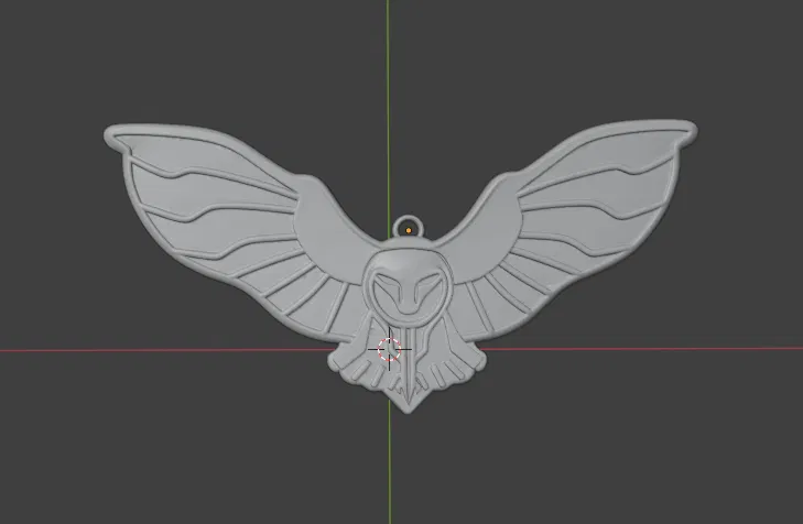 Mô hình trang sức mặt dây chuyền và trâm cài áo hình cú mèo độc đáo - Image 4