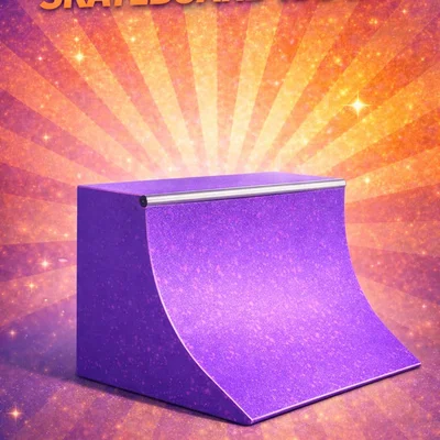 Mô hình đường dốc trượt ván mini (Mini Skateboard Ramp) cực chất