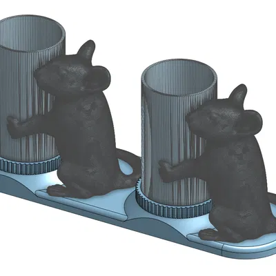 Giá đỡ bút hình chuột LabRat (Large LabRat Holder) độc lạ