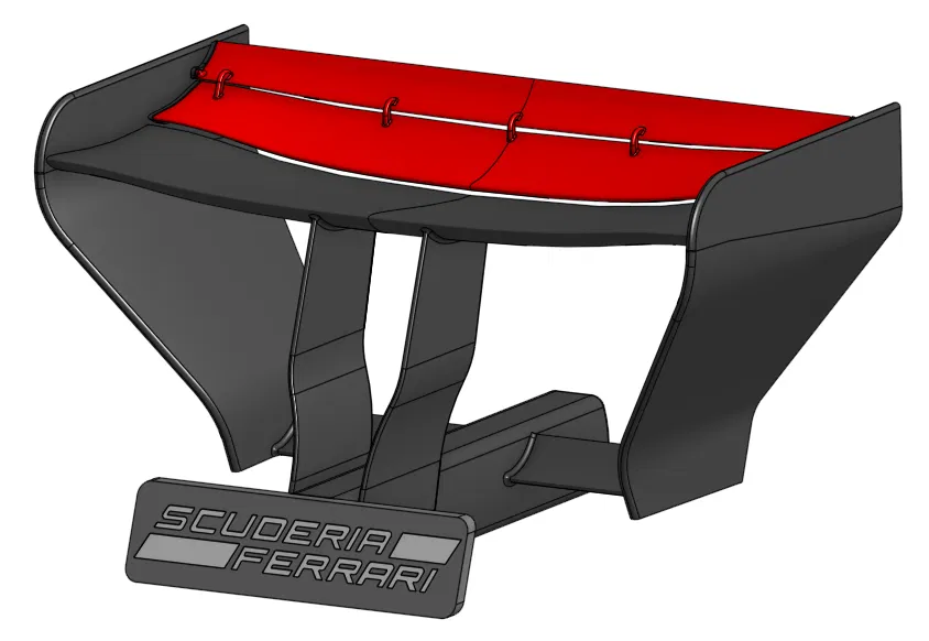 Mô hình cánh gió xoay "Macarena Wing" của Ferrari F1 2026 - Image 4