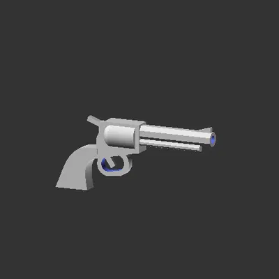 Mô hình súng lục ổ xoay phong cách miền Tây cho Minimates