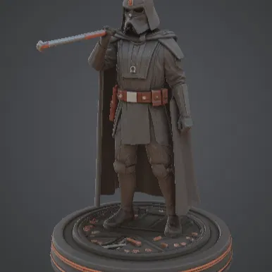 Mô hình tượng Darth Vader phiên bản 3 cầm gậy độc đáo cho fan Star Wars