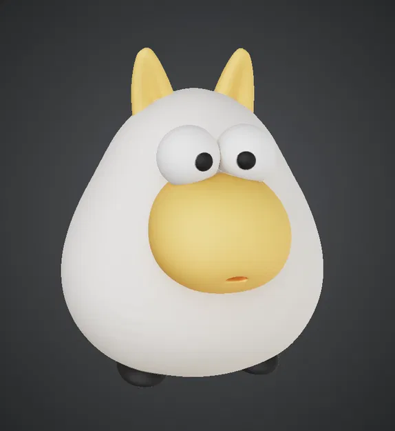 Mô hình Cừu Hoạt Hình Dễ Thương – Tượng Cừu Vui Nhộn - Image 2