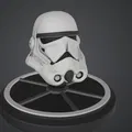 Mô hình tượng mũ bảo hiểm Stormtrooper - Đồ trang trí Star Wars 3D - Thumbnail 1