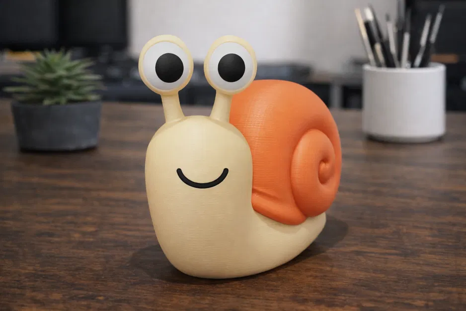 Ốc Sên Hoạt Hình Dễ Thương – Mô Hình Ốc Sên Ngộ Nghĩnh - Image 1