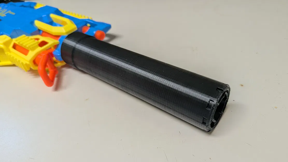 Ống giảm thanh giả (Mock Suppressor) cho Nerf Rival Mirage/Challenger - Image 1