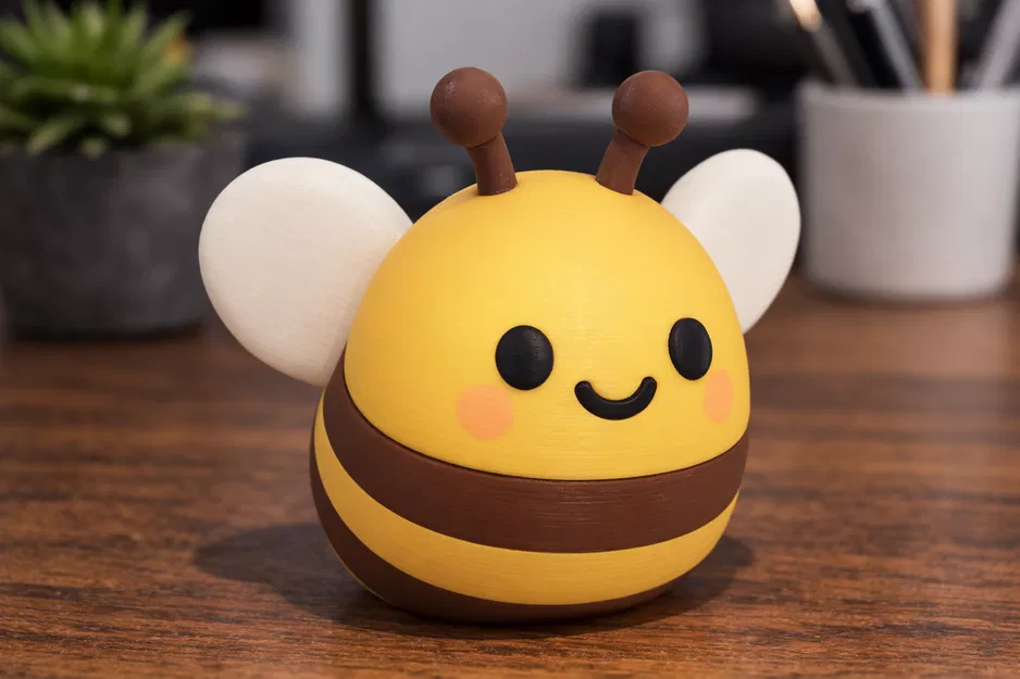 Chú Ong Hoạt Hình Dễ Thương – Mô Hình Ong Đáng Yêu - Image 1