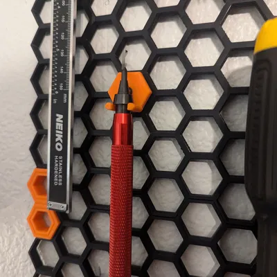 Giá treo dụng cụ Deburring Tool cho bảng Honeycomb Storage Wall