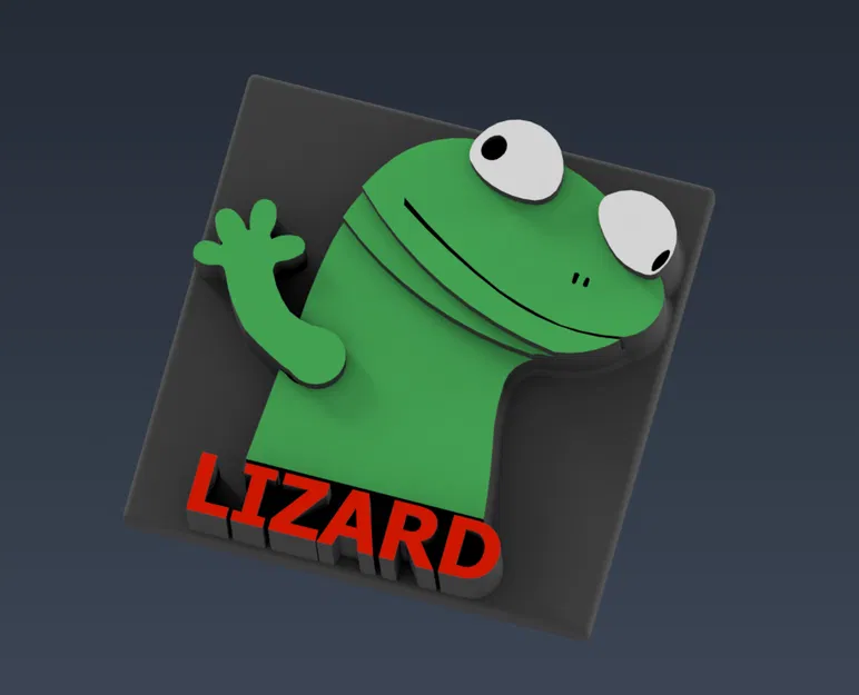 Khuôn in hình thằn lằn TOM (TOM the Lizard) cho bé chơi đất nặn - Image 1