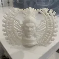Mô hình điêu khắc gương mặt Thần Shiva Nataraja - Thumbnail 1