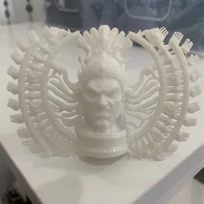 Mô hình điêu khắc gương mặt Thần Shiva Nataraja