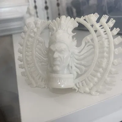 Mô hình điêu khắc gương mặt Thần Shiva Nataraja