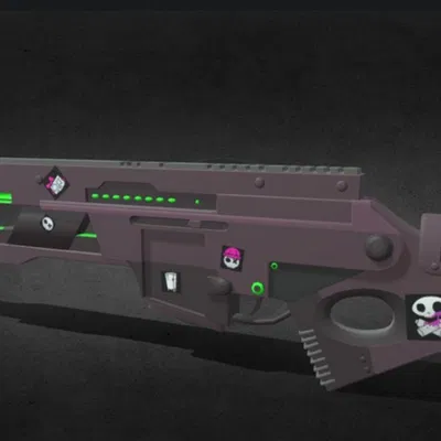 Mô hình 3D Uzis Railgun từ Murder Drones - File in chất lượng cao