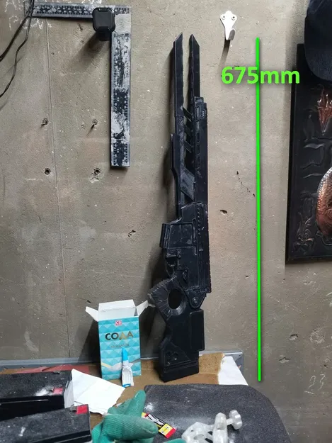 Mô hình súng Uzi Railgun từ Murder Drones (Bản in 3D cosplay) - Image 1