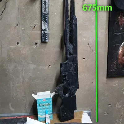 Mô hình súng Uzi Railgun từ Murder Drones (Bản in 3D cosplay)