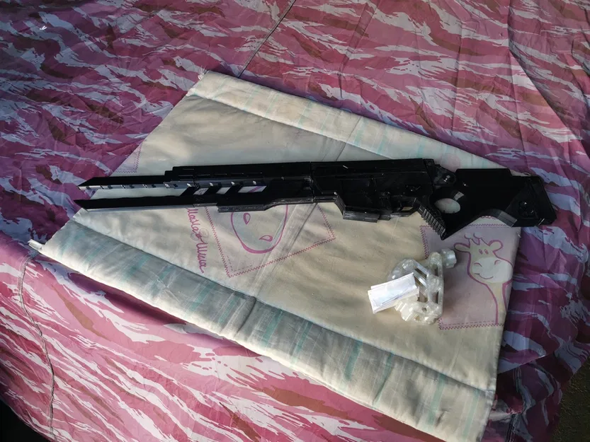 Mô hình súng Uzi Railgun từ Murder Drones (Bản in 3D cosplay) - Image 2