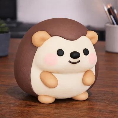 Nhím Hoạt Hình Dễ Thương – Mô Hình Chú Nhím Đáng Yêu