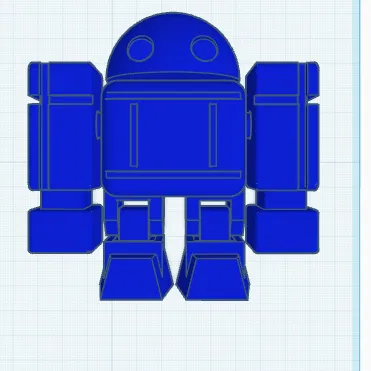 Mô hình Robot mini linh hoạt Movable Bot cho máy in 3D