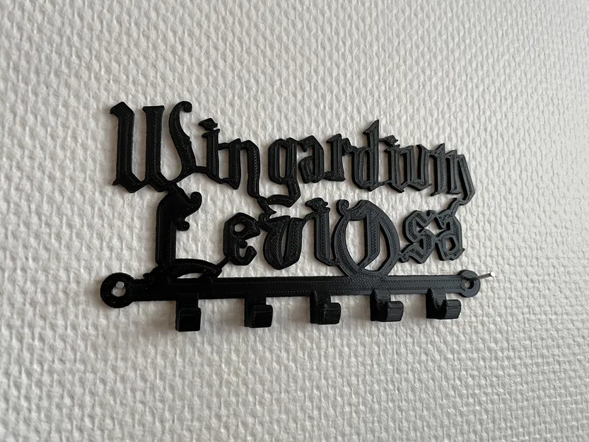 Móc treo chìa khóa Wingardium Leviosa Harry Potter in 3D độc đáo - Image 4