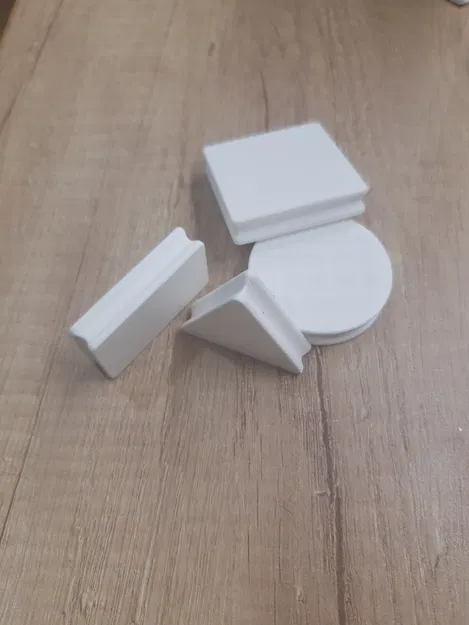 Bộ sưu tập các khối hình học cơ bản (Triangle, Circle, Square) in 3D - Image 1